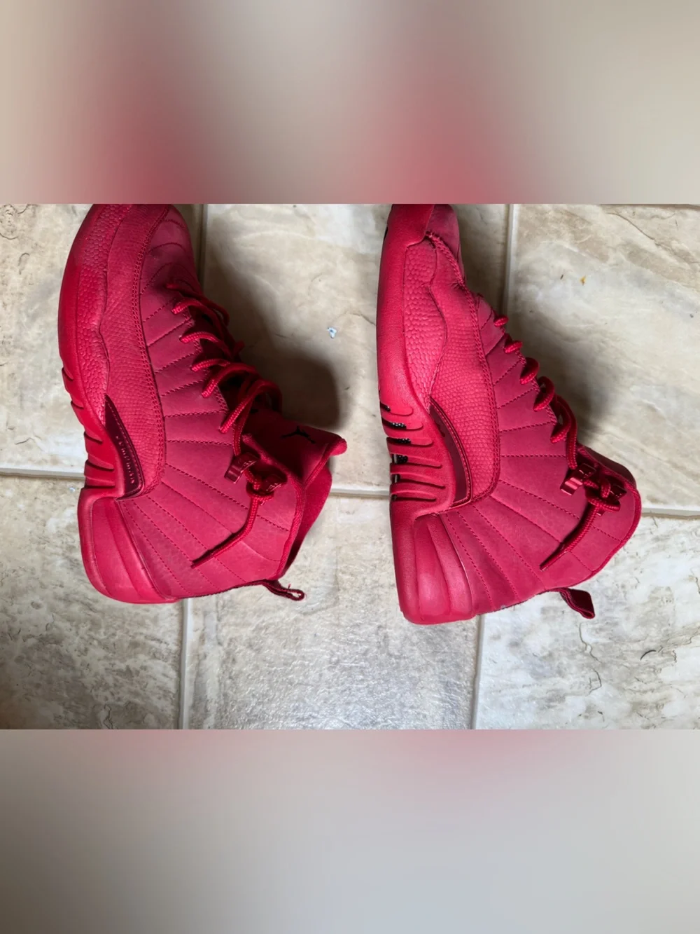 Jordan Red High-Top Sneakers
